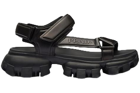 prada sport black nappa leather flat boots|Prada Livermore.